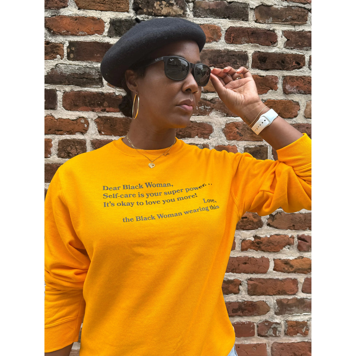 Dear Black Woman Crewneck (Unisex)-50% OFF SPECIAL