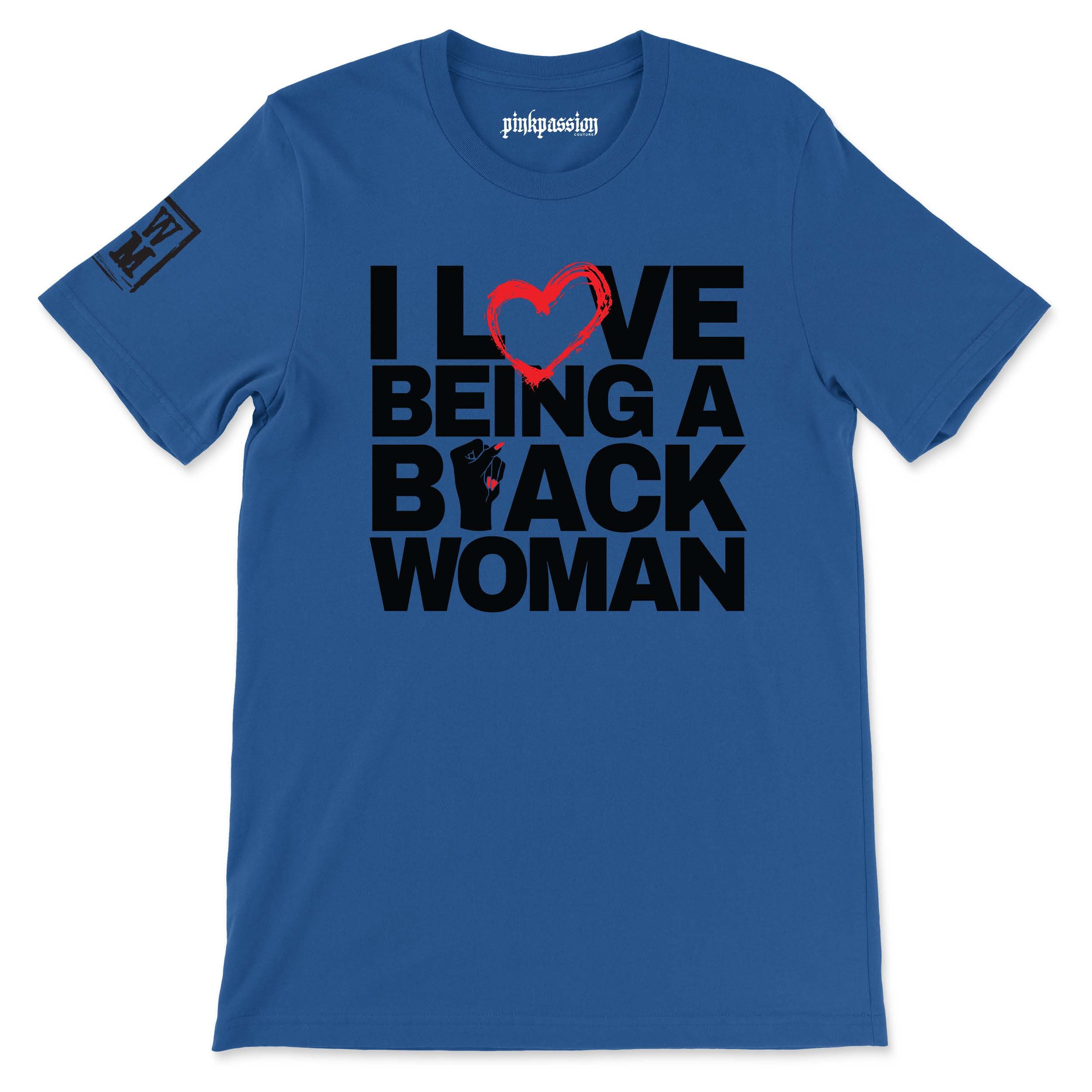 I love black women t shirt best sale